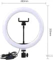 26cm Ring Light with Mobile Holder, Ball Holder, Three Colours